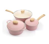Set di pentole per pentole in pentola per zuppa di latte wok ceramica set di pentole antiaderente set di pentole