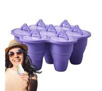 Set Di Per Ghiaccioli In Silicone - Macchina Per Ghiaccioli Riutilizzabile Per Bambini Con Coperchio A Prova Di Fuoriuscite, Per Piccoli Frutti Di Alimentare Per Picnic E Snack Sal