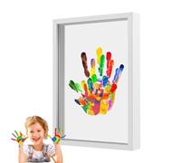 Set di per stampa a mano - Kit per casting familiare con cornice per foto trasparente, ornamento per la casa, display da tavolo | prezioso ricordo per la celebrazione del compleanno 'ado