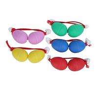 Set di percussioni Maracas Eggs da 5 pezzi, shaker musicali professionali con plastica ABS e sabbia di ferro, accessori Djembe colorati per l'apprendimento della musica,