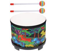 Set di percussioni per bambini, 20 cm, giocattolo sonoro in legno educativo con 2 bacchette, per bambini, ragazze, compleanno, Natale, gioco musicale