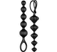 Set di perline dell'amore satisfyer nero 1 pz Dilatatore anale