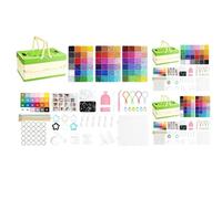 Set di perline fusibili - Il kit di perline termoadesive include un pacchetto completo di materiali Deluxe, decorazioni artistiche con peline fatte a mano, kit di perliine da sciogliere | per principi