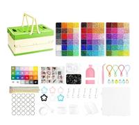 Set di perline fusibili - Il kit di perline termoadesive include un pacchetto completo di materiali Deluxe, decorazioni artistiche con peline fatte a mano, kit di perliine da sciogliere | per principi