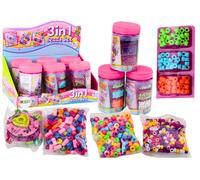 Set di perline in vetro per creazione di gioielli 3 in 1