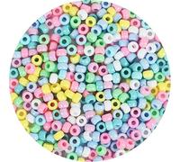 Set di perline multicolore per pony, 1000 pezzi, per realizzare braccialetti, perline per capelli, trecce, accessori per capelli - DZZ-SSZ-ZZ-21-9mm