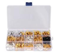 Set di perline per dreadlocks, perline e bobine per capelli, tubo per capelli cavo con pendente a foglia, gioielli per dreadlocks per uomini e donne, per Pes e uso quotidiano