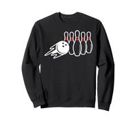 Set di perni Bianchi del Gioco di Bowling Design della Felpa