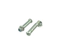 Scar Coppia pedane SFP100 Argento - Compatibile YAMAHA YZ/YZF/WRF 125/250/450 FANTIC 97-23