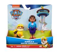 Set di Personaggi Paw Patrol Rubble e Sindaca Goodway