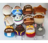 Set di personaggi per presepe per bambini e bambini, 12 pezzi | 12 morbidi peluche per giochi fantasiosi, tempo di famiglia, decorazioni natalizie e per raccontare la storia natalizia