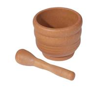 Set Di Pestelli - Ciotola Del Macinacapelli A Mortaio | Strumento Di Manuale A Mano | Stone Guacamole E Salsa Maker | Misceratore Di Erbe Di Condimento Per Schiacciare Le Spezie Che Preparano