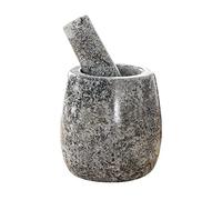 Set di pestello e mortaio fatto a mano, pestello in lapislazzuli e pestello, tritacarne rustico e macinino per pietre, 11,9 cm, ideale per la cucina, decorazione utilizzabile come regalo di