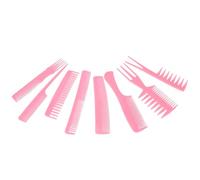 Set di Pettine Barbiere per Capelli Professionale - Kit Pettine a Dente Largo in Rosa per Taglio e Stile del Salone - Design Ergonomico Capelli Ricci Spessi