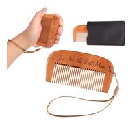 Set di Pettine da Parto, in Legno Inciso Pettine Travaglio Pettine per Capelli da Parto con Borsa Portaoggetti e Cordino Pettine per Capelli Articoli Essenziali per il Parto Regali per le Donne