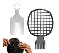 Set di Pettini Afro Attrezzo Per Acconciature Capelli Ricci Donna Uomo