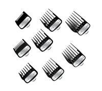 Set di pettini guida di ricambio, compatibile con WAHL, per tagliacapelli | 8 o 10 pezzi con clip in metallo, adatto alla maggior parte dei tagliacapelli(8 pc)