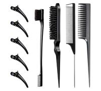 Set di pettini per acconciature - Kit di pettini per stuzzicare i capelli da donna, il miglior set di pettini per donne | Adorabile strumento multifunzionale per modellare i capelli per saloni,