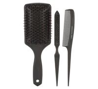 Set di pettini per capelli - 3 pettini a coda, pettine a paletta e spazzola per capelli per districare e acconciare facilmente