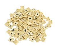 Set di pezzi degli scacchi con lettera araba 110 pezzi Piastrelle per cruciverba in plastica Accessori per giochi da tavolo per bambini Giochi per famiglie Attività per genitori e