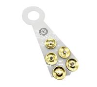 Set di pezzi di batteria - campane per piatti, anelli in metallo, anelli per piatti, struttura in metallo, per gli amanti della musica