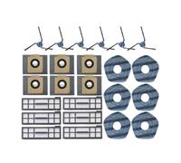 Set Di Pezzi Di Ricambio Compatibili Con Eufy X10 Pro Omni | Include spazzola a rullo, spazzola laterale, filtro, panno for scopa, sacchetto for la polvere(Set 5)