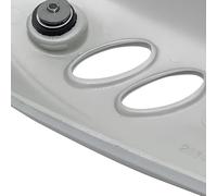 Set di pezzi di ricambio copriscarico LeoVince, grigio per Yamaha Ovetto