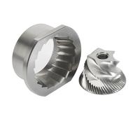 Set di pezzi di ricambio for smerigliatrice conica in acciaio inossidabile da 48 mm, compatibile con Delonghi KG521M Brevil BES86XL/B Rommelsbacher EKM 300