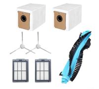 Set di pezzi di ricambio per aspirapolvere Cecotec per Conga 15090 16090 AI SpinArm Home&Wash con spazzola principale, doppio filtro per polvere e spazzole laterali per un efficace assorbimento della