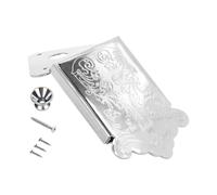 Set di pezzi di ricambio per cordolo di mandolino in ferro a 8 corde - Accessori per strumenti professionali per mandolino | Ponte con supporto e viti | Set di ricambio durevole pa