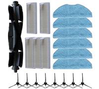 Set di pezzi di ricambio per Eureka Lvac Voice Nuo, Dynaking R21 e per lg R580 Serie, spazzola principale spazzole laterali filtro panni panni accessori per aspirapolvere robot, 1 set (B)