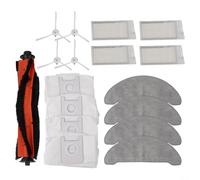 Set di pezzi di ricambio perfetti per robot aspirapolvere Xclear H30 Plus H40 Plus QYSDJ01, panni per mocio, sacchetti per la polvere, spazzola