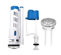Set di pezzi di riempimento per WC, serbatoio dell'acqua, set di riparazione per sciacquone, valvola di scarico, set di manopole, valvola di ristrutturazione (28 mm)