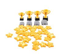 Set di Pezzi Piccoli Distintivi per Giochi da Tavolo, trofei | Pacchetto Accessori da Festa in Pla, Bordi Lisci e Segni Chiari, per Attività Scolastiche e Sportive