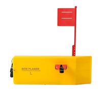 Set di pialle da pesca a traina da 24,6 cm, confezione da 2 con bandiere per pesca in acqua salata e d'acqua dolce