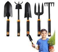 Set di piantagione Pala - Parola della Mano del Giardino | 5 Gardening Trowels | Kit di Utensili per Esterni Heavy Duty | Piccole Foglie per la semina e il trapianto