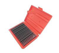 Set di piastre master, blocchi paralleli machinist, set da 40 pezzi, larghezza 1/32 pollici, lunghezza 6 pollici, blocchi di bordo dritti da ½ pollice a 1-11/16 pollici per calibrazione di precisione