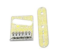 Set di piastre per ponte a 6 corde, 3 vie, set per la maggior parte delle chitarre elettriche, parti di ricambio hardtail set ponte per chitarra elettrica
