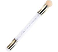 Set di piastre per stampaggio unghie in silicone pennello spugna smalto fiore stencil trasferimento stencil geometria modello testa fronte-retro timbro lucidatura pittura disegno nail art penna fai da