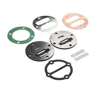 Set di piastre per valvole cilindriche per compressore d'aria, foro da 46 mm per guarnizione di ricambio per compatibile con olio o macchina Pompa ad aria Cilindro Kit di riparazione olio in metallo