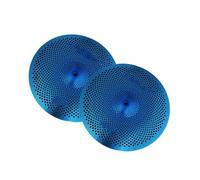 Set Di Piatti Da Allenamento A Basso Volume 14 Hi-Hat Una Coppia piatti per batteria(Blue)