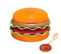 Set di piatti e ciotola per hamburger, ciotola e piatto a forma di | Servizio Piatto di immersione Stoviglie Antipasto Stoviglie PP per il Partito Casa Cucina Bambini Condimento Adulti BBQ