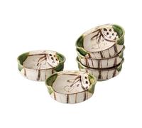 Set Di Piatti Mino Ware Giapponese Kobachi Oribe Madotsuru