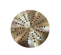 Set di piatti per batteria Piatti Professionali Piatti Cinesi 14-19 Pollici Piatti In Bronzo Fatti A Mano Effetti Stack Strumenti A Percussione(17 inch)