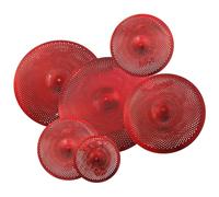 Set di piatti per batteria SET DI PIATTI A BASSO VOLUME PER L'ESERCITAZIONE 10'' SPLASH+14'' HI-HATS+16'' CRASH+18'' CRASH+20 RIDE