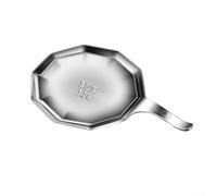 Set di piatti per salsa in acciaio inossidabile 316L ispessito con manico ergonomico, consente il posizionamento igienico delle bacchette, perfetto per salse e condimenti in varie impostazioni (A)