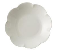 Set di piatti piani in ceramica, Ceramic Dinner Plate White Stackable(M)