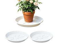 Set di piattini per drenaggio, confezione da 126 g, base antiscivolo, supporto da giardino resistente alle intemperie, contenitore per fiori, per balcone, patio, cortile, appartamento, giardinaggio