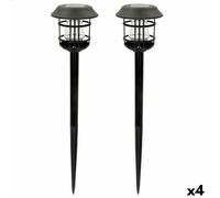 Set di picchetti solari da giardino Aktive 2 Pezzi Acciaio inossidabile Plast