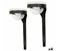 Set di picchetti solari da giardino Aktive 2 Pezzi polipropilene 11 x 49 x 12